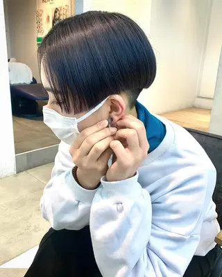 ショート カラー Kureha/ネイル トレンドヘアのマツエク・マツパデザイン