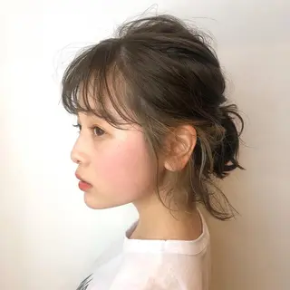 ショート カラー ヘアアレンジ 髪質改善/韓国風 レイヤー/田村祐樹のヘアスタイル