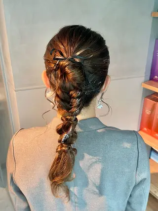 ヘアアレンジ 透明感カラー💎 アレンジ🩰Rimiのヘアスタイル