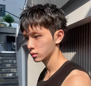 ショート 韓国ヘアメンズ・レデ ィース特化ミクのヘアスタイル