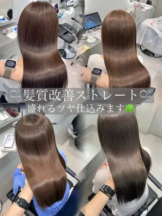 セミロング 🎀表参道/網紅/ ブリーチ/花音🎀のヘアスタイル