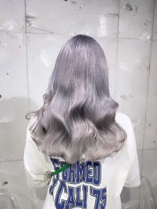 ロング カラー エフェクトブリーチ 🌟前澤啓太朗のヘアスタイル