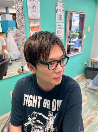 ショート カラー メンズ 鈴木 令子のヘアスタイル