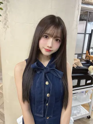 ロング 佐藤景流/自由が丘で 叶う髪質改善/艶髪のヘアスタイル