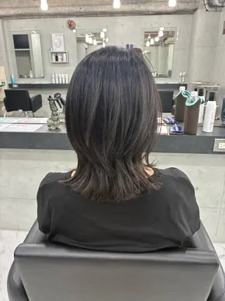 ミディアム カラー パーマ Endearing 🌟銀座のヘアスタイル
