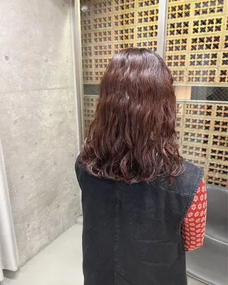 ロング パーマ ボブパーマコテ巻き風 パーマNo1深江秀平のヘアスタイル