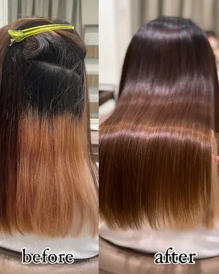 ロング パーマ ブリーチモデル✂︎ カラー特化✨ひかり/のヘアスタイル