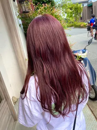 セミロング カラー 美髪・髪質改善 有田怜平のヘアスタイル