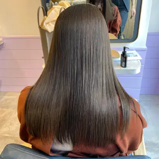 ロング 🍀失敗しない 縮毛矯正熊谷竜馬🍀のヘアスタイル