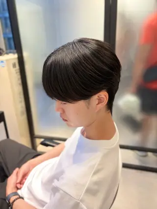 メンズ ✅曲がる縮毛矯正・ メンズ縮毛/森隆之介のヘアスタイル