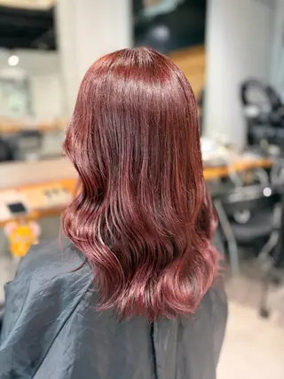 カラー 🎀ガーリー暖色モテ ヘア🎀/MAO🎀のヘアスタイル