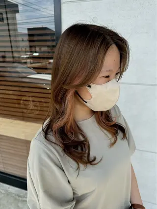 ロング 番口 真七斗のヘアスタイル