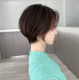 ショート 美髪×縮毛矯正 水上真由美😘のヘアスタイル