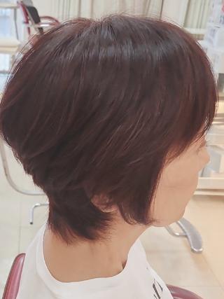 ミディアム カラー hairmake Juinのヘアスタイル