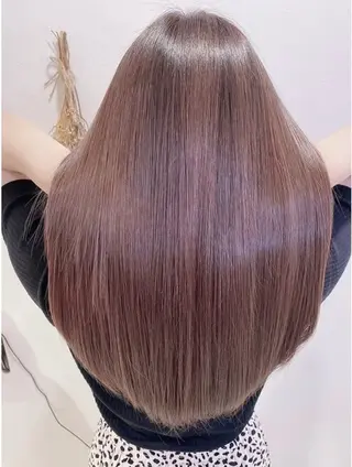 カラー ロング 大人女性の救世主💫 溝の口/岡部彩夏のヘアスタイル