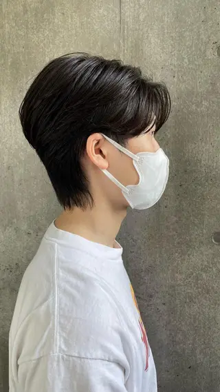 パーマ メンズ もりたみかこ 美容師お休み中のヘアスタイル