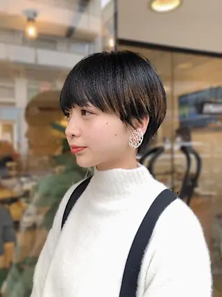 ショート カラー ノグチ ユウキ/ボブのヘアスタイル