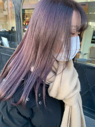 ロング カラー Takahashi Yuriのヘアスタイル