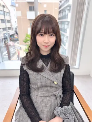 ロング カラー パーマ ヘアアレンジ メンズ キッズ 骨格補正カット/ レイヤー🌿JUNのヘアスタイル