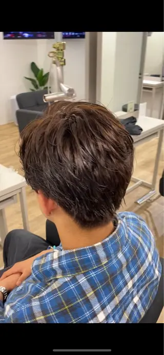 ショート カラー メンズ 【パーマの達人】 🔥横浜メンズ/允のヘアスタイル