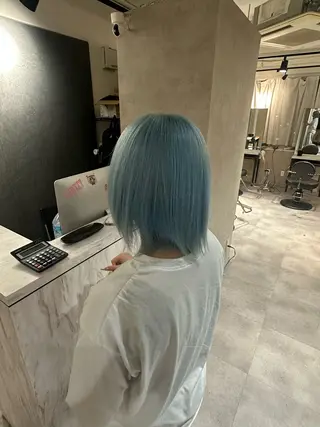 ミディアム カラー 🇰🇷ハイトーン× 韓国レイヤー레이어드のヘアスタイル