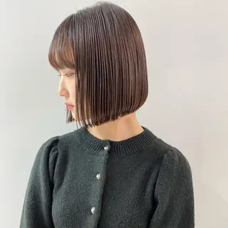 ショート カラー レイヤーボブ/ボブ 仲川和人のヘアスタイル