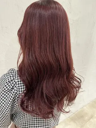 ロング 🐩透明感ミルクティ ーピンクニイナ🐩のヘアスタイル