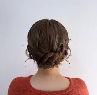 ショート ヘアアレンジ 大羅 海比のヘアスタイル