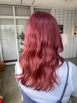 ロング カラー 武田 悠生乃のヘアスタイル