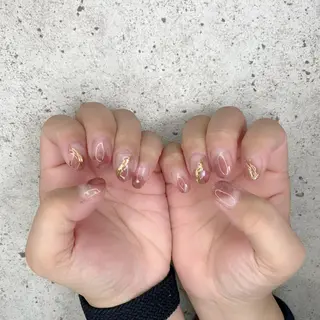 ミディアム カラー パーマ ヘアアレンジ メンズ キッズ ネイル マツエク・マツパ アイブロウ Salon Ｋのネイルデザイン