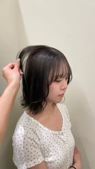 ミディアム カラー JURI /HUIのヘアスタイル