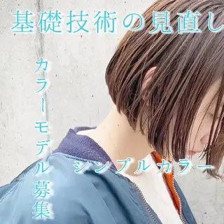 ミディアム 山下 翔のヘアスタイル