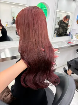 ロング 🍒韓国y2k暖色 NO.1🍒REAのヘアスタイル