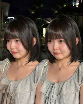 ショート カラー 似合わせボブ✨️ RIEのヘアスタイル