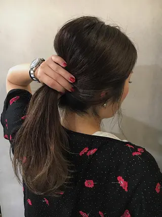 セミロング カラー hair salon Zöld.のヘアスタイル