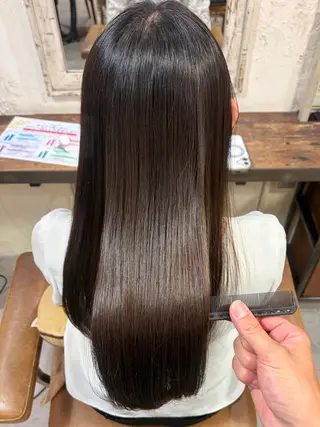 ロング 大関 愛覇 うるつや✩暖色カラーのヘアスタイル