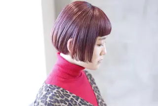 ミディアム カラー レイヤーカット ベージュカラー/小島のヘアスタイル