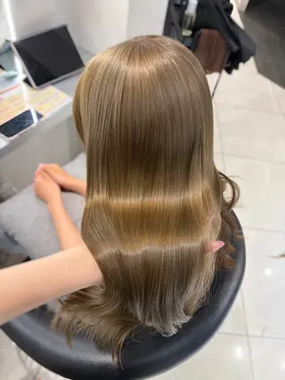 ロング カラー 韓国レイヤー×モテ髪 /MITSUKI🤍のヘアスタイル