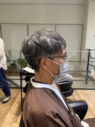 パーマ メンズ 牟田 いろはのヘアスタイル