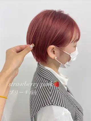 ショート カラー ヘアアレンジ 天神レイヤーカット No.1💖マユカのヘアスタイル