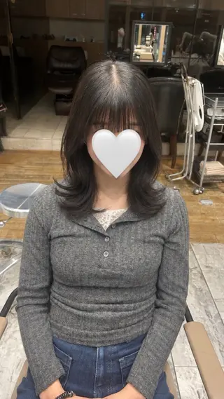 ミディアム レイヤーカット /アレンジ和田茉日琉のヘアスタイル