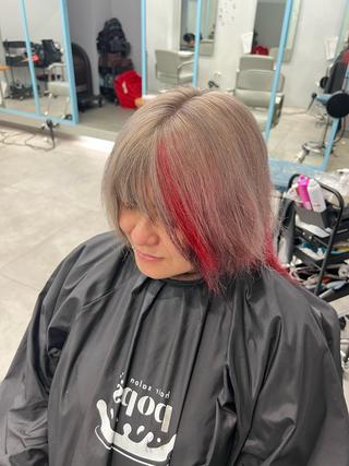カラー 金曜日インナーカラー モデル募集✨️NOAのヘアスタイル