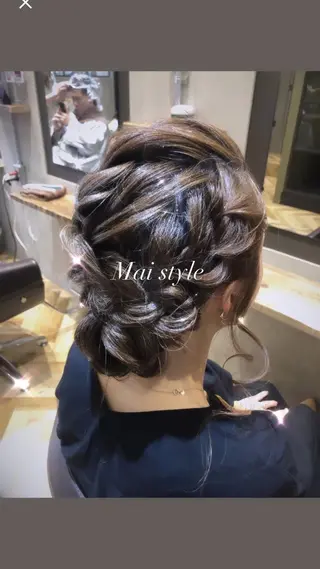 ロング ヘアアレンジ MAI/髪質改善/ 幹細胞トリートメントのヘアスタイル