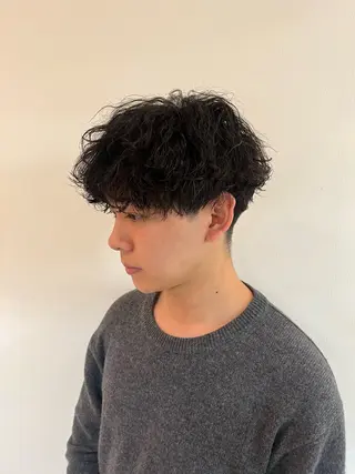 ショート カラー パーマ メンズ コンテスト入賞歴有✨ /HINA🪼のヘアスタイル