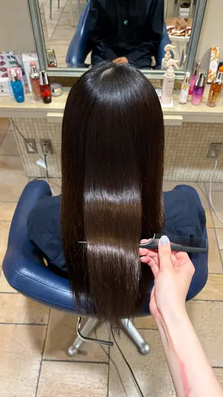 ロング 井本 帆香のヘアスタイル