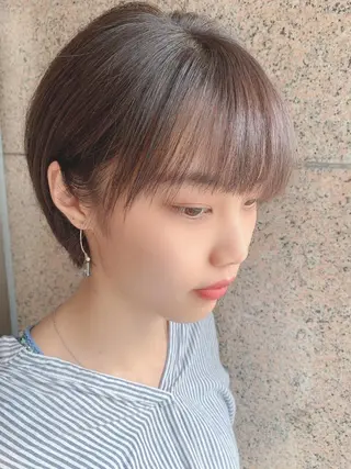 ショート 🎉骨格矯正カット ばば　としまさのヘアスタイル