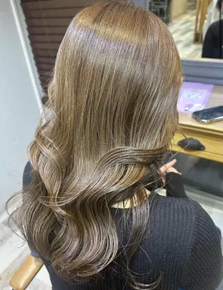 セミロング カラー 和田 直也のヘアスタイル