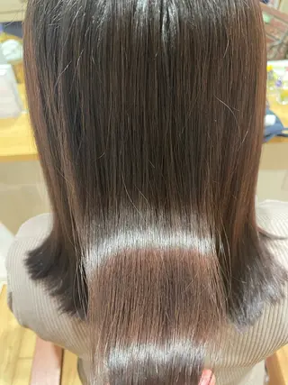 ミディアム すやま もえのヘアスタイル