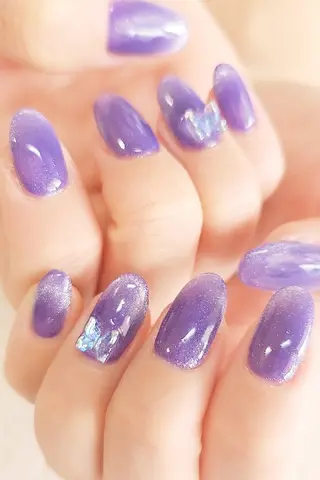 ネイル 手描きアート&推し活 🌟Wisteriaのネイルデザイン