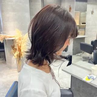 ロング カラー ヘアアレンジ 透明感ベージュ/ kotomiのヘアスタイル